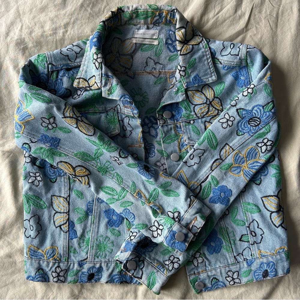 Gorgeous embroidered denim jacket from Urban Outfitters